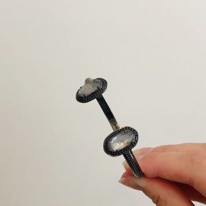 Kendra Scott Elton Cuff Bracelet Slate Cat’s Eye